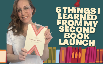 Traditional Book Launch: 6 Things I Learned with Book Two